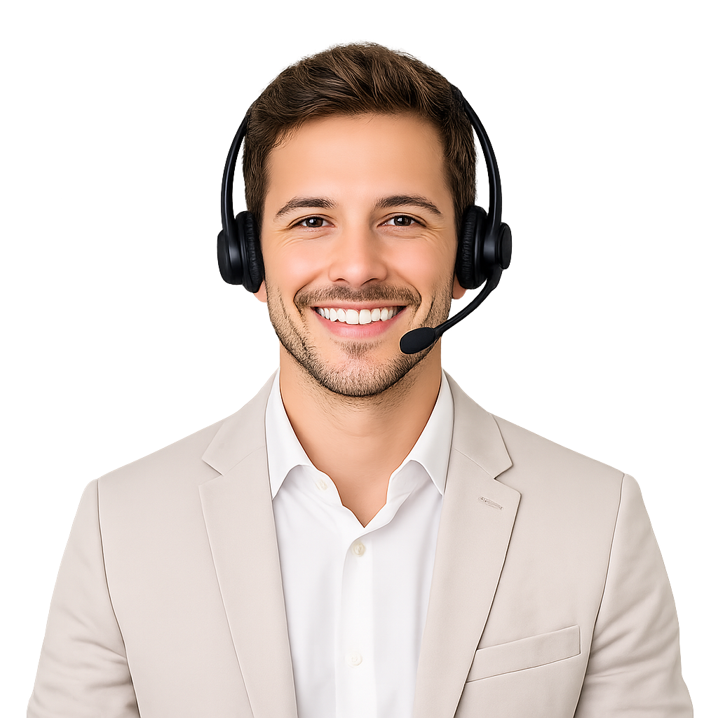 Kundservicemedarbetare med headset